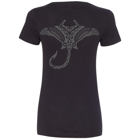 Women's The Eagle Ray V-Neck Tee - Hook Tribe
