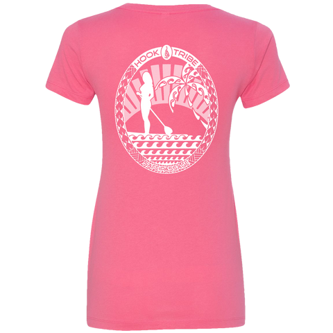 Women's SUP V-Neck Tee - Hook Tribe