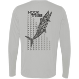 Men's Kingfish Wave L/S Performance T-Shirt - Hook Tribe
