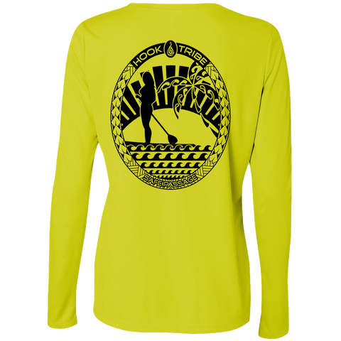 Women's SUP L/S Performance Tee - Hook Tribe