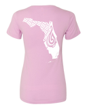 Women's Sunshine State of Mind V-Neck Tee - Hook Tribe