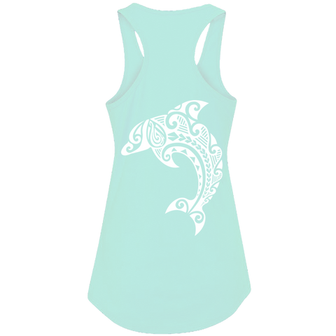 Women's Leaping Dolphin Tank Top - Hook Tribe