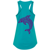 Women's Leaping Dolphin Tank Top - Hook Tribe