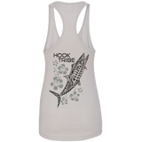 Women's Kingfish Flower Tank Top - Hook Tribe