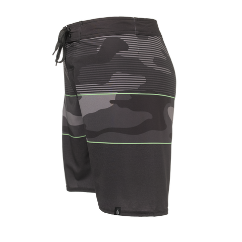 Men's Black North Shore Boardshort - Hook Tribe