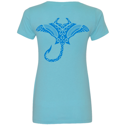 Women's The Eagle Ray V-Neck Tee - Hook Tribe