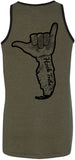 Men’s Florida Shaka Tank Army Green/Black Trim
