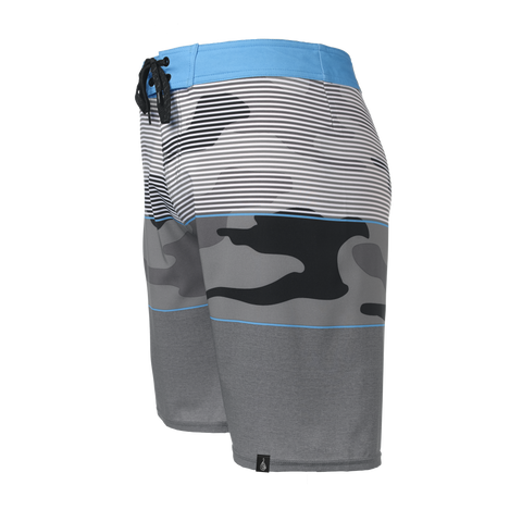 Men's Grey North Shore Boardshort - Hook Tribe