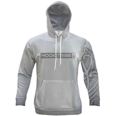 Sleeve Hoodie (Light Grey/Grey)
